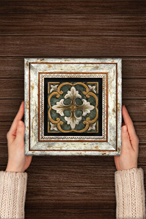 Desen Taş Duvar Tablosu Çerçeveli Duvar Dekoru Wall Art