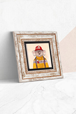 Koala Taş Duvar Tablosu Çerçeveli Duvar Dekoru Wall Art