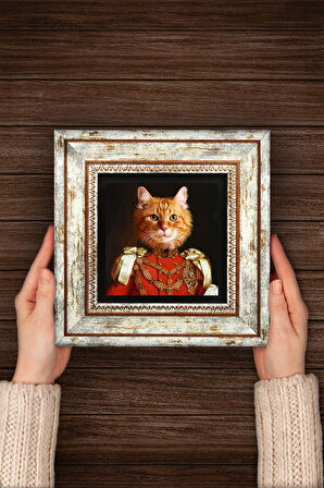 Patili Ekselanslar Taş Duvar Tablosu Çerçeveli Duvar Dekoru Wall Art