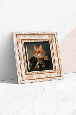 Patili Ekselanslar Taş Duvar Tablosu Çerçeveli Duvar Dekoru Wall Art