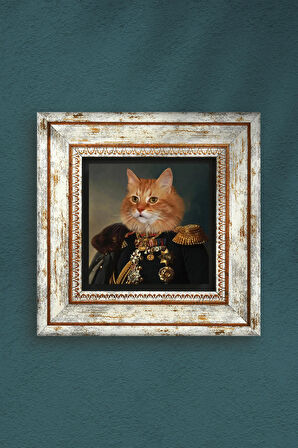 Patili Ekselanslar Taş Duvar Tablosu Çerçeveli Duvar Dekoru Wall Art