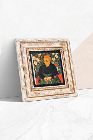 Van Gogh La Berceuse Taş Duvar Tablosu Çerçeveli Duvar Dekoru Wall Art