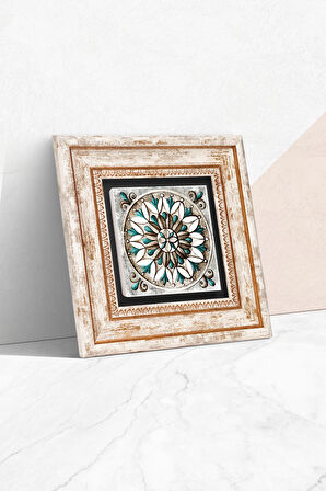 Çini Sanatı Taş Duvar Tablosu Çerçeveli Duvar Dekoru Wall Art