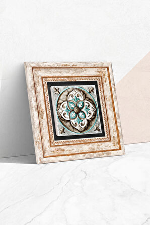 Çini Sanatı Taş Duvar Tablosu Çerçeveli Duvar Dekoru Wall Art