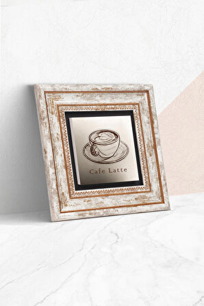 Kahve Taş Duvar Tablosu Çerçeveli Duvar Dekoru Wall Art