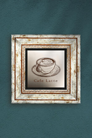 Kahve Taş Duvar Tablosu Çerçeveli Duvar Dekoru Wall Art