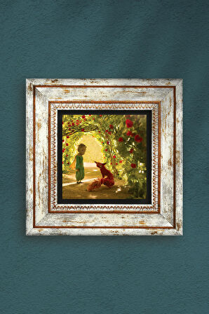 Küçük Prens Taş Duvar Tablosu Çerçeveli Duvar Dekoru Wall Art
