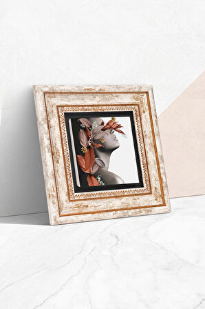 Bahar Düşü Serisi Taş Duvar Tablosu Çerçeveli Duvar Dekoru Wall Art