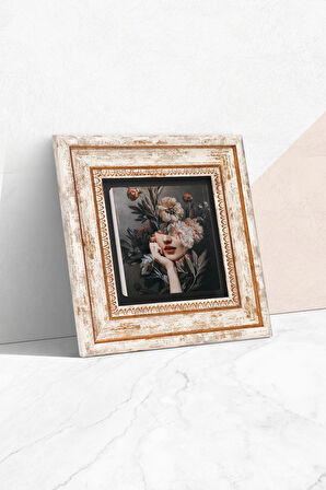 Bahar Düşü Serisi Taş Duvar Tablosu Çerçeveli Duvar Dekoru Wall Art