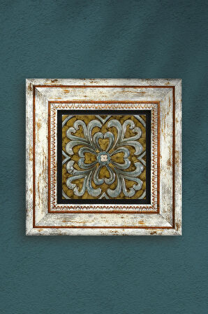 Desen Taş Duvar Tablosu Çerçeveli Duvar Dekoru Wall Art