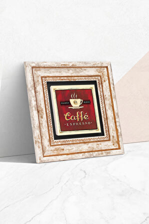 Kahve Taş Duvar Tablosu Çerçeveli Duvar Dekoru Wall Art