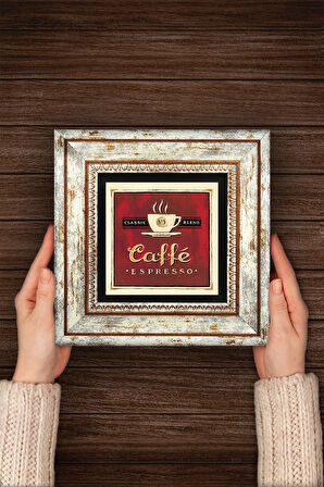 Kahve Taş Duvar Tablosu Çerçeveli Duvar Dekoru Wall Art