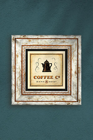 Kahve Taş Duvar Tablosu Çerçeveli Duvar Dekoru Wall Art