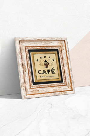 Kahve Taş Duvar Tablosu Çerçeveli Duvar Dekoru Wall Art