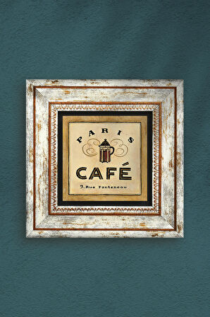 Kahve Taş Duvar Tablosu Çerçeveli Duvar Dekoru Wall Art