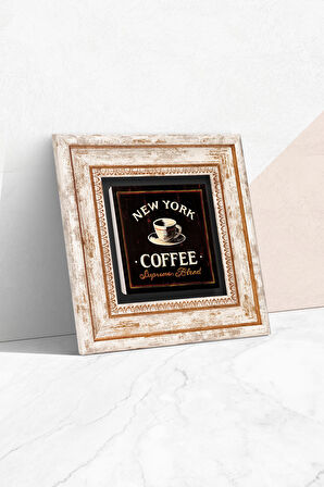 Kahve Taş Duvar Tablosu Çerçeveli Duvar Dekoru Wall Art