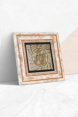 Mozaik Serisi Taş Duvar Tablosu Çerçeveli Duvar Dekoru Wall Art