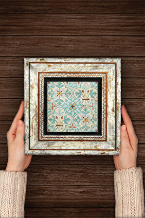Desen Taş Duvar Tablosu Çerçeveli Duvar Dekoru Wall Art