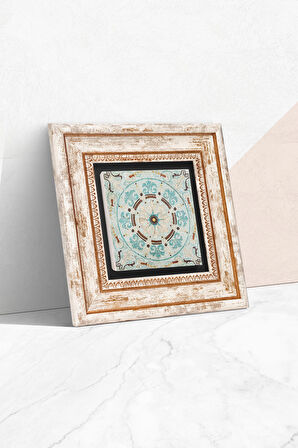 Desen Taş Duvar Tablosu Çerçeveli Duvar Dekoru Wall Art