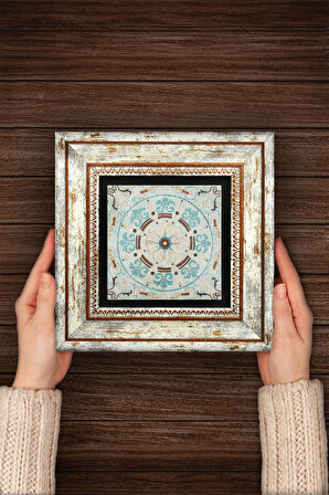 Desen Taş Duvar Tablosu Çerçeveli Duvar Dekoru Wall Art