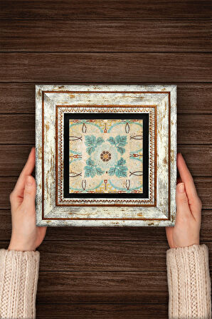 Desen Taş Duvar Tablosu Çerçeveli Duvar Dekoru Wall Art