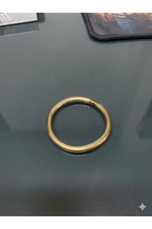 %100 Som Pirinç Peçete Yüzüğü – 4 mm 4 Adet