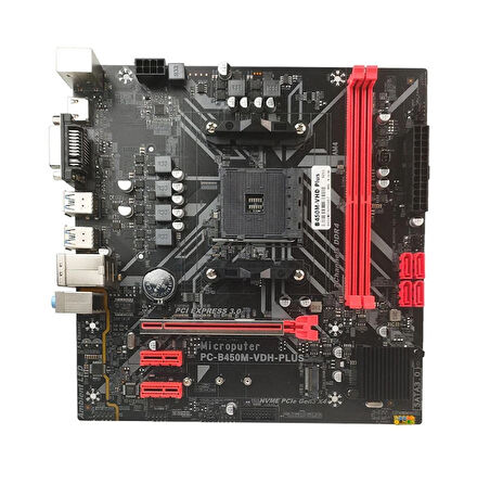 Pcwinmax B450M-VDH-PLUS Ddr4 Am4 Matx M.2 Anakart