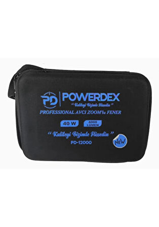 Powerdex Pd-12000 Profesyonel Avcı El Feneri 40w 4000 Lümen