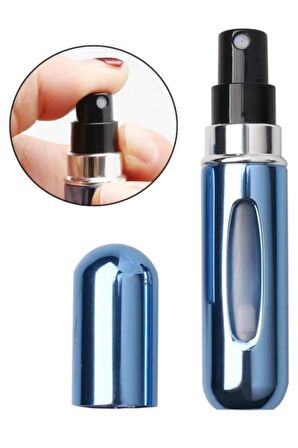 5 ML Taşınabilir Mini Boy Doldurulabilir Kırılmaz Dayanıklı Sprey Parfüm Doldurma Şişesi