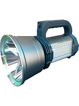 Powerdex PD-6800 30W 3000 Lümen Yüksek Güçlü Güneş Enerjili Projektör El Feneri