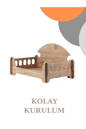 Pd Taht Rahat Kedi Köpek Yatağı 30*50 Atlantik Çam Yıkanabilir Duck Kumaş Minderi Ile Beraber