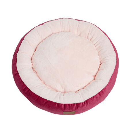 Peluş Minderli Küçük ve Orta Irk Kedi Köpek Yatağı 62x65 cm - Pem