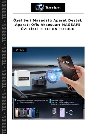 Özel Seri Masaüstü Aparat Destek Aparatı Ofis Aksesuarı MAGSAFE ÖZELİKLİ TELEFON TUTUCU