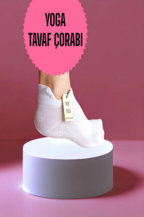 YOGA ÇORABI 2 ÇİFT PİLATES TAVAF KAYMAZ SİLİKON TABAN PAMUKLU KADIN DİKİŞSİZ ÇORAP SİYAH BEYAZ
