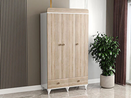 PATİKO PDLP 201 SONOMO 3 KAPAKLI PERA DOLAP