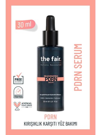 the fair. PDRN Somon DNA Serum & Pirinç PDRN Krem Cilt Yenileme ve Yaşlanma Karşıtı İkili Bakım Seti