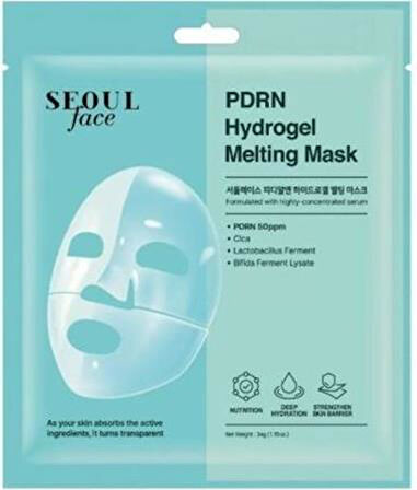 Dermal Pdrn Eriyen Maske Nemlendirici Cilt Onarıcı Şeffaf Jel Maske 34 gr ve Göz Maskesi Rose 4 gr.