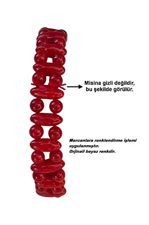Çift Sıralı Mercan Bileklik 320-2