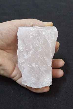 Doğal Pembe Kuvars Büyük Parça Sevgi Taşı 32-1