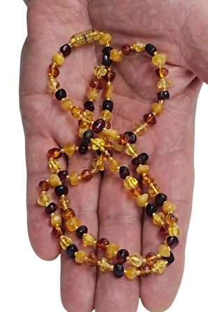 Hakiki Baltık Kehribarı Uzun Kolye 507