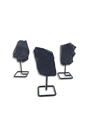 Şungit Taşı Dekoratif Parça Shungite30-6