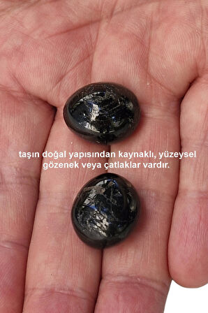 30 Gram Siyah Turmalin Tamburlu Küçük Parçalar 401-1