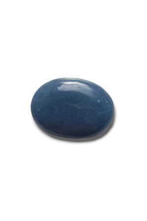Doğal Anjelit Masaj Terapi Taşı - Palm Stone 107-2