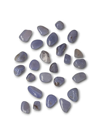 Doğal Kalsedon Tamburlu Küçük Parçalar 25 Gram - 333-2