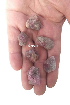 Doğal Rubelit, Pembe Turmalin Küçük Parçalar 30 Gram 112-1