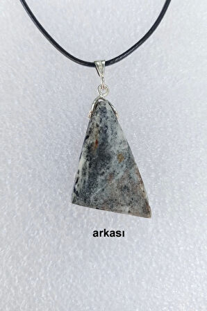 Nadir Bulunan Astrofilit Taşı Gümüşlü Kolye Astrophyllite 340-1