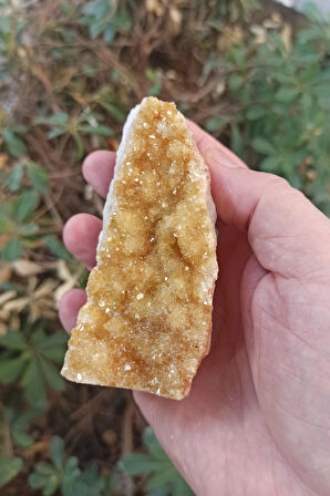 Sitrin Kristali Dekoratif Doğal Parça 17ST