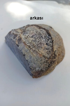 Ortası Ametist, Kuvars Kristali Dekoratif Akik Parça 32KA