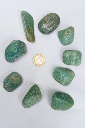 Tamburlu Amazonit Doğal Parça 558