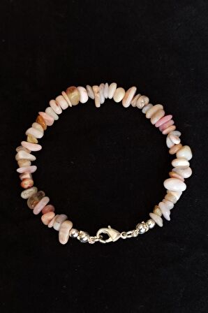 Pembe Opal Bileklik Kırıktaş 638-3